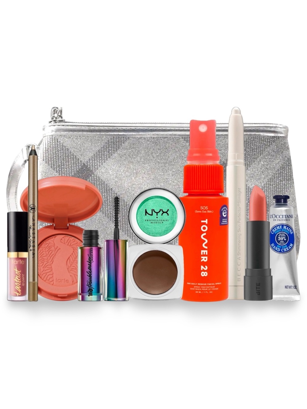 11 Piece Makeup & Beauty Bundle Full and Travel Size Variety Set